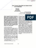 The Swarm and The Queen: Towards A Deterministic and Adaptive Particle Swarm Optimization