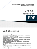 Unit 3a Teaching of Reading