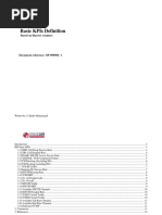 Basic KPIs Definition Based On Huawei Counters