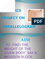 Project On Parallelogram Physics