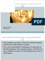 Osteomielita Acuta Si Cronica Odontogena A Maxilarelor La