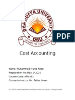 Cost Accounting 