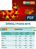 Diwali Stock Picks 2016 IDBI Capital