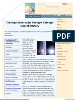 Tracing Universalist Thought Through Church History
