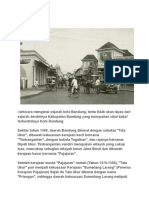 Berbicara Mengenai Sejarah Kota Bandung