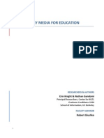 Participatory Media Education Final Report