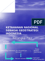 Ketahanan Nasional SBG Geostrategi