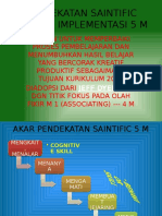 Pendekatan Saintific Melalui Implementasi 5 m