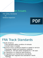 FRA Safety Standards vs. General Inspection