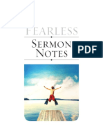 Fearless Sermon Notes