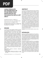 Caracterização de argamassas