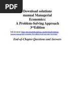 Download Solutions Manual Managerial Economics 3rd Edition Froeb Mccann Ward Shor by RegularStranger775 SN328589143 doc pdf
