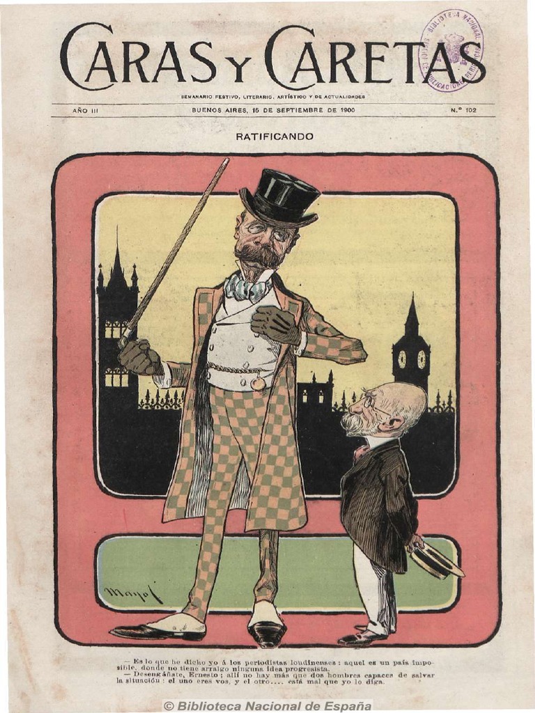 Caras Y Caretas 0102 15 09 1900 Pdf Medicina Artes General