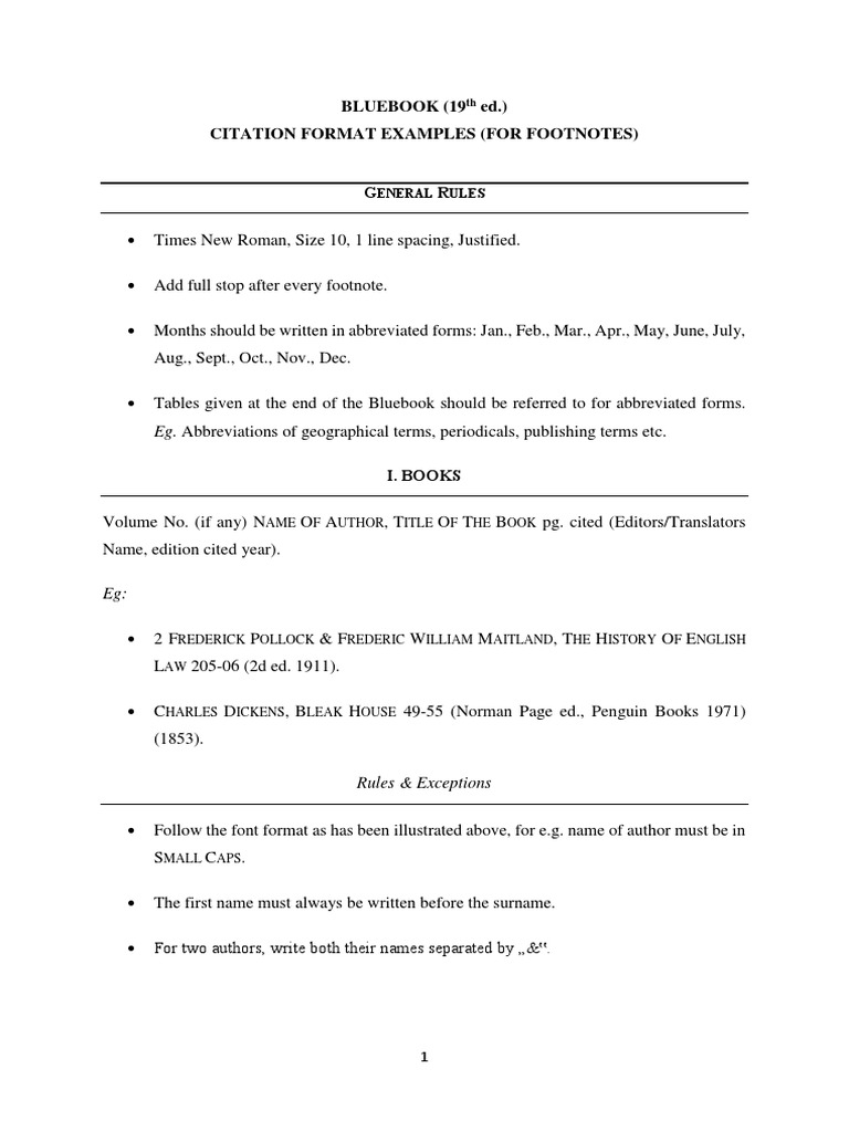 Blue Book 19th Edition Byrgnul Citation United States Code