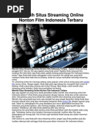 Download Memilih Situs Streaming Online Nonton Film Indonesia Terbaru - NontonSub by Movie SN328592378 doc pdf