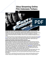 Download Memilih Situs Streaming Online Nonton Film Indonesia Terbaru - NontonSub by Movie SN328592378 doc pdf