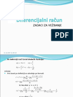 Diferencijalni Racun - Zadaci