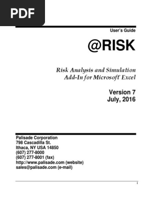 Risk7 En Microsoft Excel Six Sigma - 