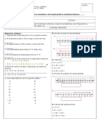 Evaluación de Launidad de Septimo