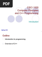 Lec01 Intro CSCI C++