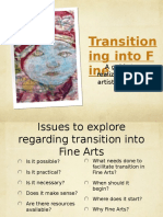 Transitioning into Fine Arts - A Guide for Young Artists