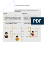 p2 Crucigrama de Textos Narrativos