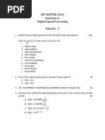 Tutorial 1 DSP 2016