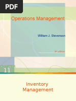 Operations Management: William J. Stevenson