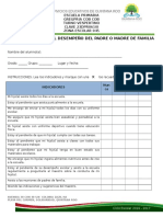 Autoevaluación Del Desempéño Del Padre o Madre de Familia