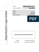 ELA.004_Almacenamiento de Sustancias Peligrosas