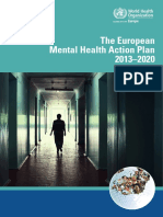 WHO Europe Mental Health Action Plan 2013-2020