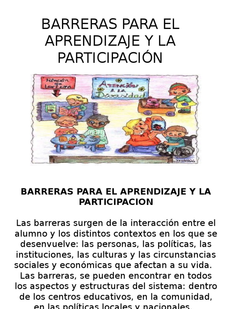 3.barreras para El Aprendizaje PDF Plan