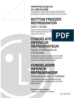 LG Refrigerator LFX25960 Owners Manual PDF