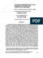 Sugarcane Factory Performance of Cold, Intermediate, and Hot Lime Clarification Processes