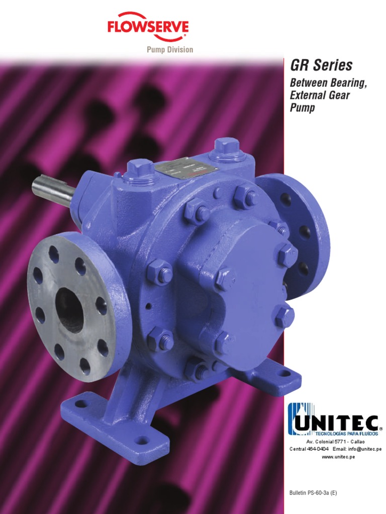 Brochure Worthington GR Bearing (Mechanical) Pump
