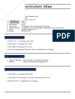 Curriculum Vitae CV