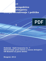 Woodhead - Razlicite Perspektive o Ranom Detinjstvu PDF