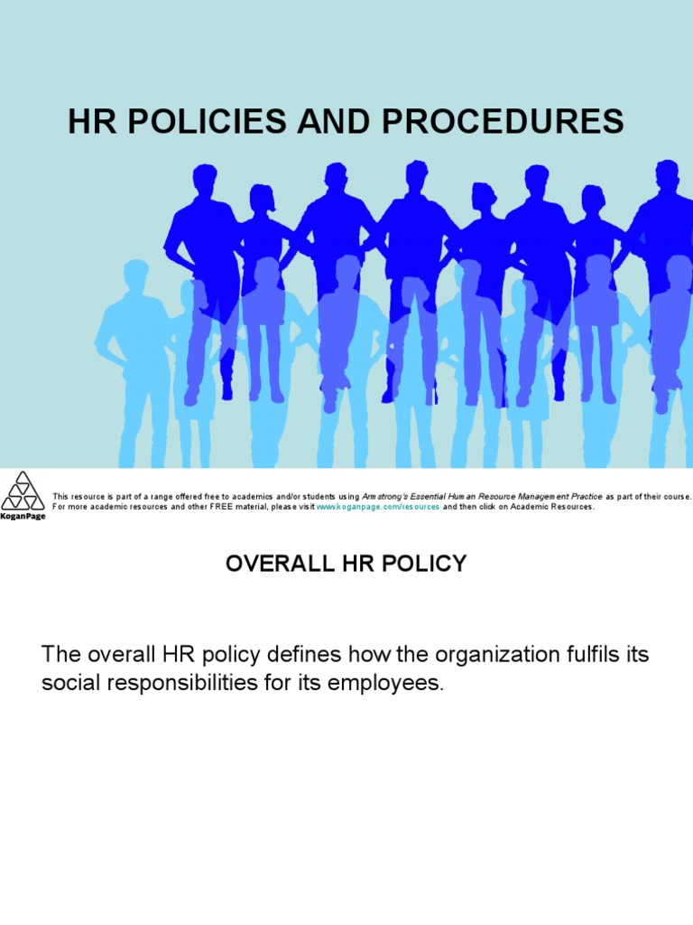 HR Policies and Procedures | PDF