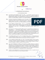 1 Reglamento de Aplicación para El Proceso de Licenciamiento en Lso Establecimientos de Segundo Nivel de Atención PDF