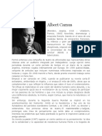 BIOGRAFÍA. Albert Camus
