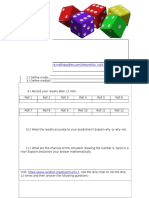 Webercise (Statistic and Probability)