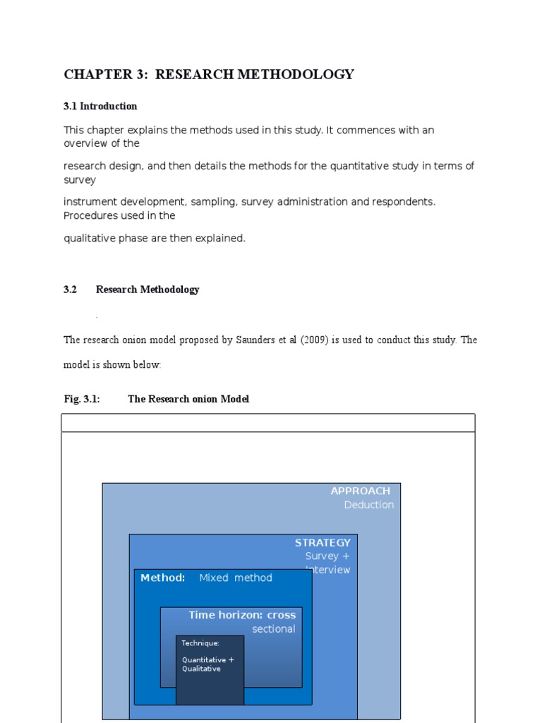 Chapter 3: Research Methodology | PDF