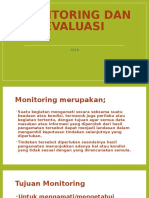 Monitoring Dan Evaluasi