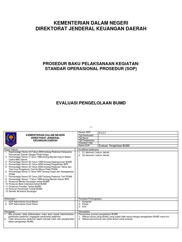 Tim evaluasi BUMD sedang melakukan audit di lokasi usaha