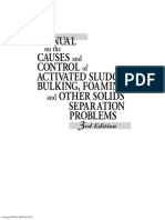 Manual On The Causes and Contril of Activated Sludge