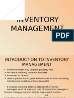 Inventory MGMT