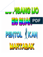 Menu PKL