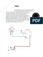 Esquema Del Tacometro