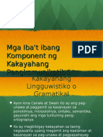 Mga Komponent Pangkomunikatibo