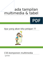 CSS Pada Gambar & Tabel